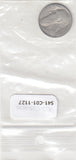 S41-C01-1127 Belgium 50 Centimes F 1901 Waals Zilver KM#50