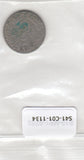S41-C01-1134 Suriname 25 cents F 1966 KM14