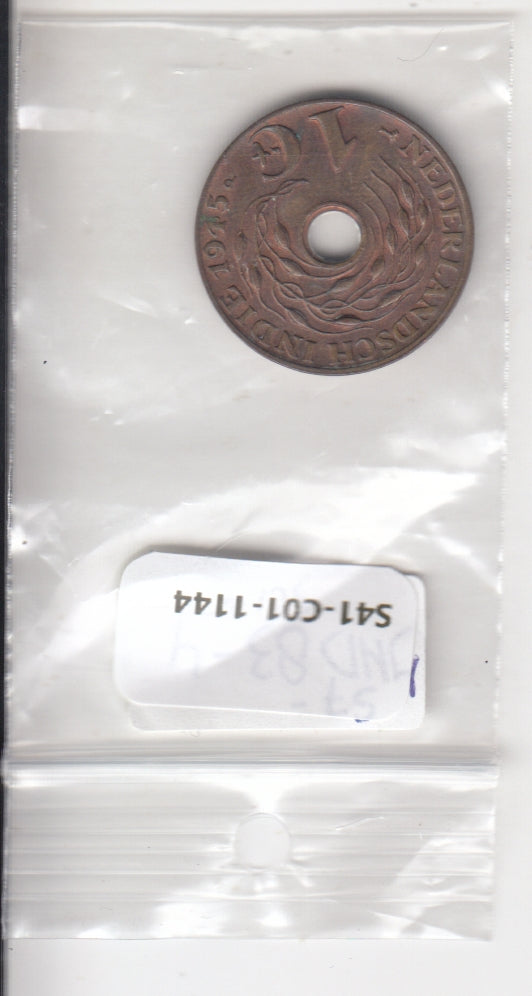 S41-C01-1144 Netherlands East Indies 1 Cent VF 1945 KM#317