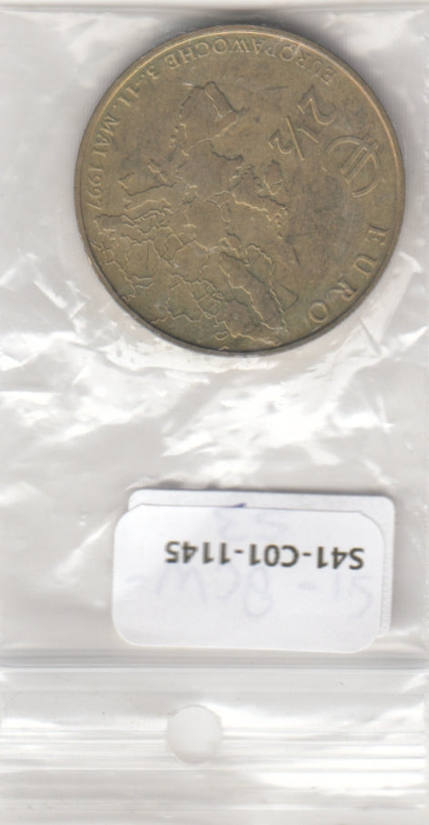 S41-C01-1145 Germany-Tone 2 1/2 Euro VF 1997