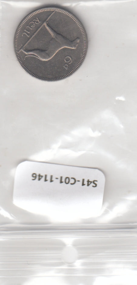 S41-C01-1146 Ireland 6 pence VF 1969 KM13a
