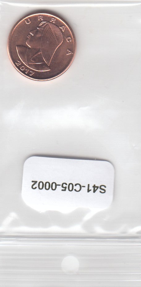 S41-C05-0002-M01 Panama 1 Centesimo UNC 2017 KMKM125