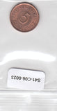 S41-C06-0023 Mauritius 5 Cents XF 1987 KM52