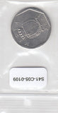 S41-C06-0109 Malta 50 cents XF 2001 KM98