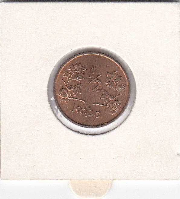 S5-NIG-0001-11 Nigeria ½ kobo 1973  UNC KM# 7