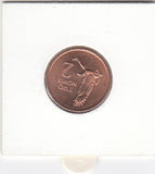 S5-ZAM-0015-08 Zambia 2 ngwee 1983  MS63 KM# 10a