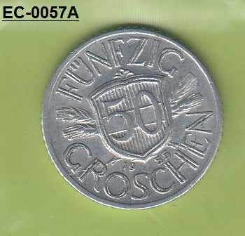 S6-HEC-0057 OOSTENRIJK 50 GROSCHEN 1955  XF KM2870