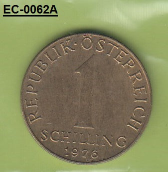 S6-HEC-0062 OOSTENRIJK 1 SCHILLING 1976  UNC KM2886