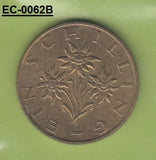 S6-HEC-0062 OOSTENRIJK 1 SCHILLING 1976  UNC KM2886
