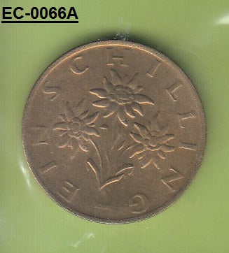 S6-HEC-0066 OOSTENRIJK 1 SCHILLING 1980  UNC KM2886