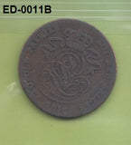 S6-HED-0011 Belgie 2 CENTIMES 1858  FI/VF