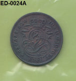 S6-HED-0024 Belgie 2 CENTIMES 1909  VF