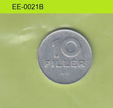 S6-HEE-0021 HUNGARY 10 FILLER 1969  VF