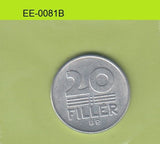 S6-HEE-0081 HUNGARY 20 FILLER 1988  XF KM573