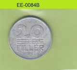 S6-HEE-0084 HUNGARY 20 FILLER 1989  XF KM573