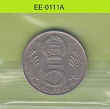 S6-HEE-0111 HUNGARY 5 FORINT 1984  VF KM635