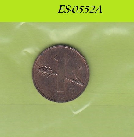 S6-HES-0552 ZWITSERLAND 1 RAPPEN 1970  UNC KM46