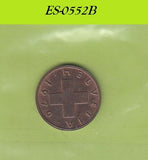 S6-HES-0552 ZWITSERLAND 1 RAPPEN 1970  UNC KM46