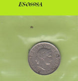 S6-HES-0698 ZWITSERLAND 5 RAPPEN 1955  VF KM26