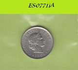 S6-HES-0771 ZWITSERLAND 5 RAPPEN 1964  VF KM26