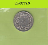 S6-HES-0771 ZWITSERLAND 5 RAPPEN 1964  VF KM26