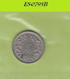 S6-HES-0795 ZWITSERLAND 5 RAPPEN 1969  VF KM26