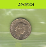S6-HES-0865 ZWITSERLAND 5 RAPPEN 1981  XF/UNC KM26c