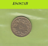 S6-HES-0871 ZWITSERLAND 5 RAPPEN 1982  XF/UNC KM26c