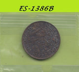 S6-HES-1386 NETHERLANDS 1 CENT 1922  VF KM152