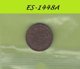 S6-HES-1447 NETHERLANDS 1/2 CENT 1911  XF KM138