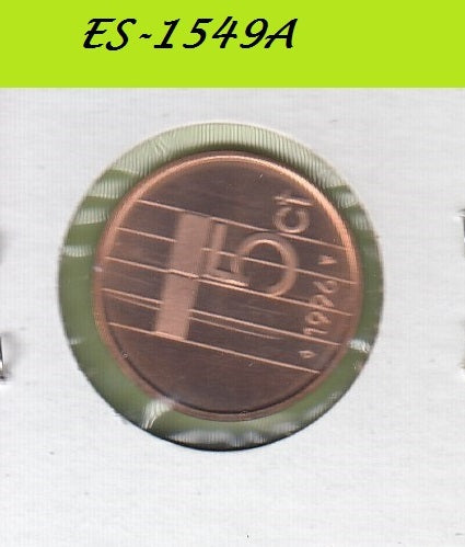S6-HES-1549 NETHERLANDS 5 CENTS 1996  BU KM202