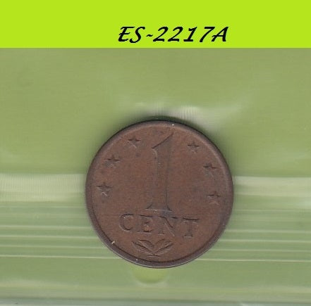 S6-HES-2217 ANTILLEN 1 CENT 1973  VF KM8