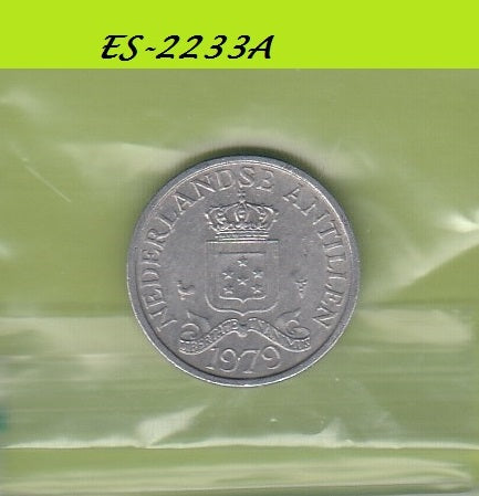 S6-HES-2233 ANTILLEN 1 CENT 1979  VF KM8A