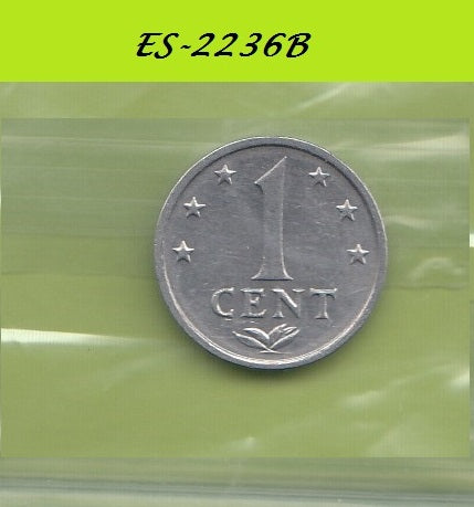 S6-HES-2236 ANTILLEN 1 CENT 1979  XF KM8A