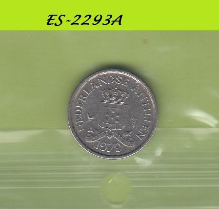 S6-HES-2293 ANTILLEN 10 CENT 1979  VF KM10