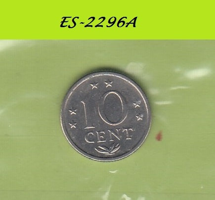 S6-HES-2296 ANTILLEN 10 CENT 1979  XF KM10