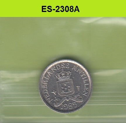 S6-HES-2308 ANTILLEN 10 CENT 1985  VF KM10