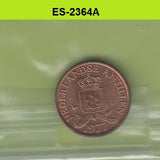S6-HES-2364 ANTILLEN 1 CENT 1977  XF/UNC KM8