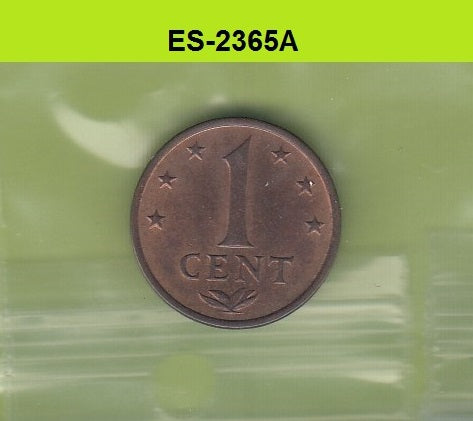 S6-HES-2365 ANTILLEN 1 CENT 1977 XF/UNC KM8
