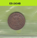 S6-HES-2434 GERMANY 1 PFENNIG 1906  XF/UNC KM10