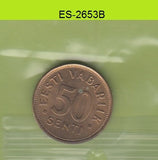 S6-HES-2653 ESTONIA 50 SENTI 1992  UNC KM24