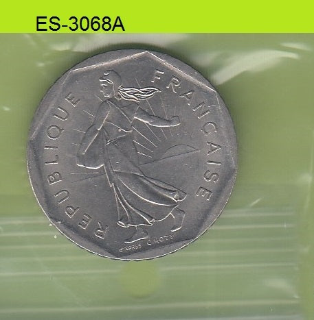 S6-HES-3068 FRANCE 2 FRANCS 1982  VF KM942.1