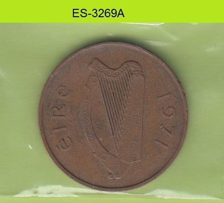 S6-HES-3269 IERLAND 2 PENCE 1971 ZFR