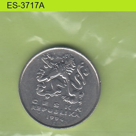S6-HES-3717 TSJECHIË 5 KORUN 1994 VF KM8