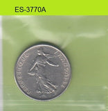 S6-HES-3770 FRANCE 1/2 FRANC 1965