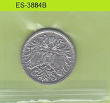 S6-HES-3884 AUSTRIA 10 HELLER 1907  XF/UNC KM2802