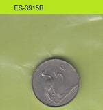 S6-HES-3915 SOUTH AFRICA 5 CENTS 1965  VF KM67.1 SOUTH