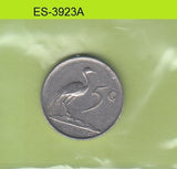S6-HES-3923 SOUTH AFRICA 5 CENTS 1973  VF KM84