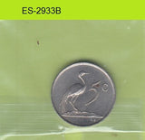 S6-HES-3933 SOUTH AFRICA 5 CENTS 1976  VF KM93
