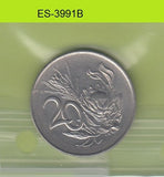 S6-HES-3991 SOUTH AFRICA 20 CENTS 1965  VF KM69.1 SOUTH